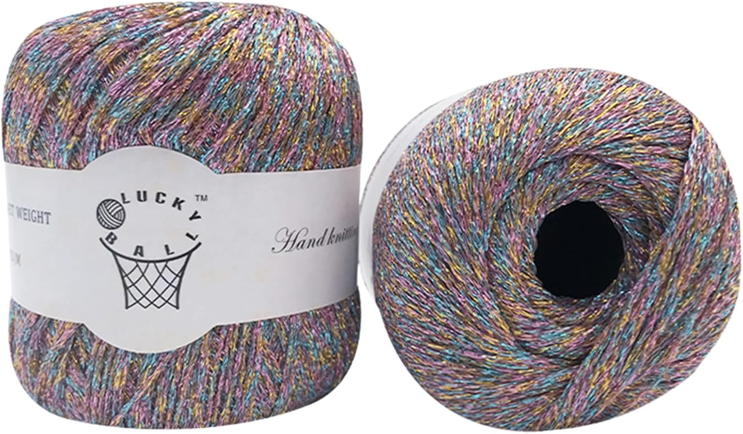 80g  Metallic Yarn for Crocheting & Knitting