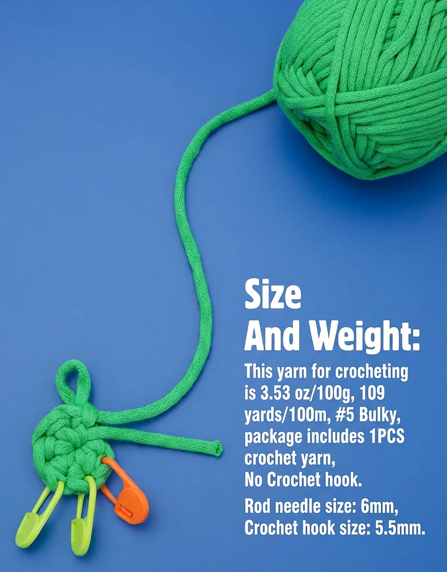 100g Soft Yarn for Crocheting