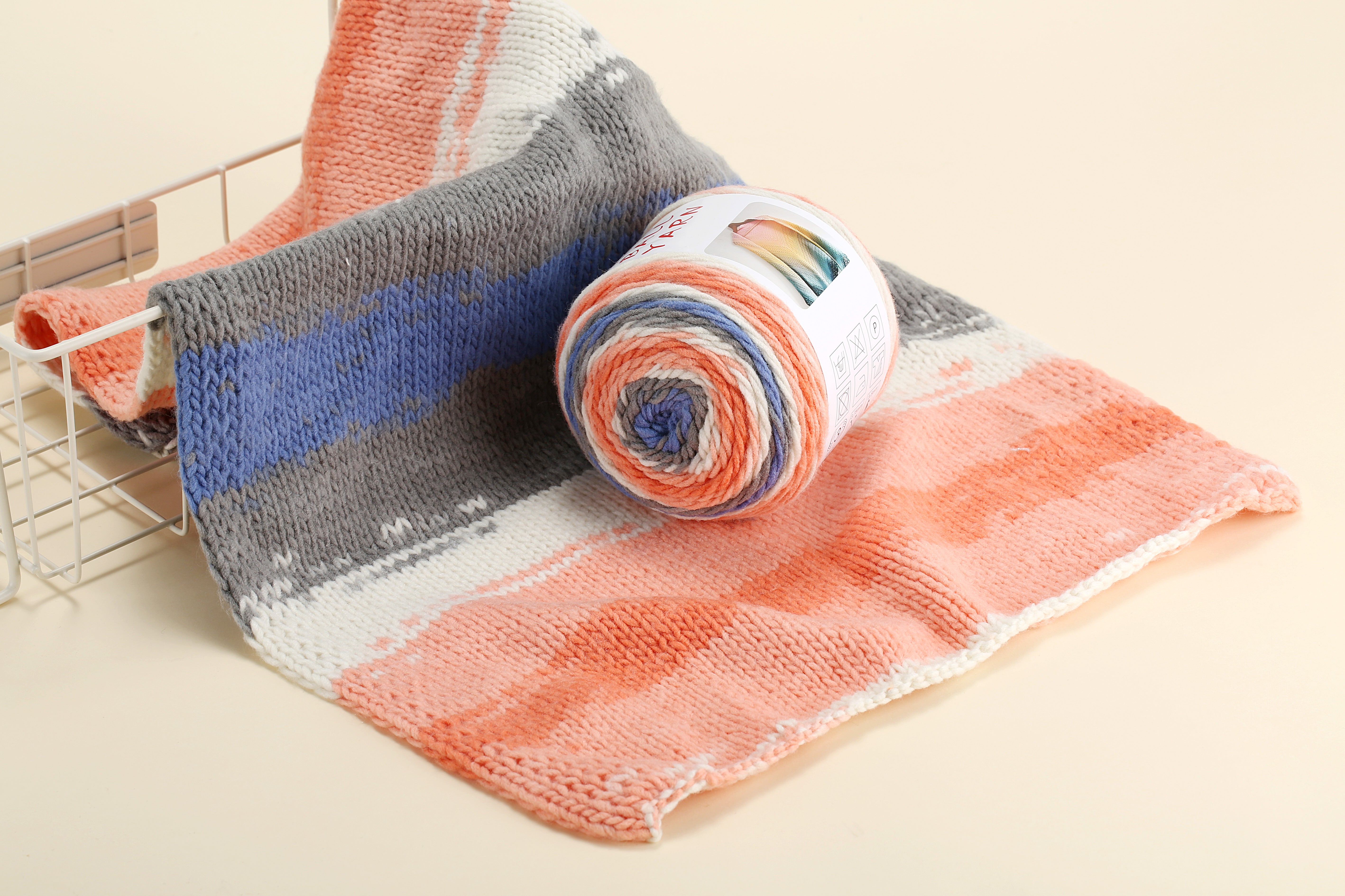 100% Acrylic Multicolor Yarn for Crocheting and Knitting