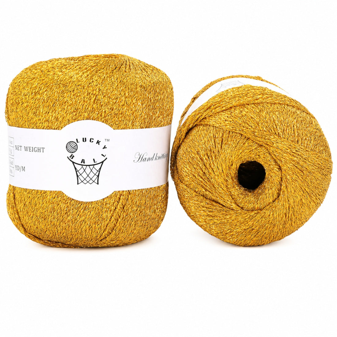 80g Metallic Yarn for Crochet & Knitting Projects