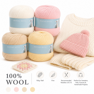 100g 100% merino wool yarn color collection main image