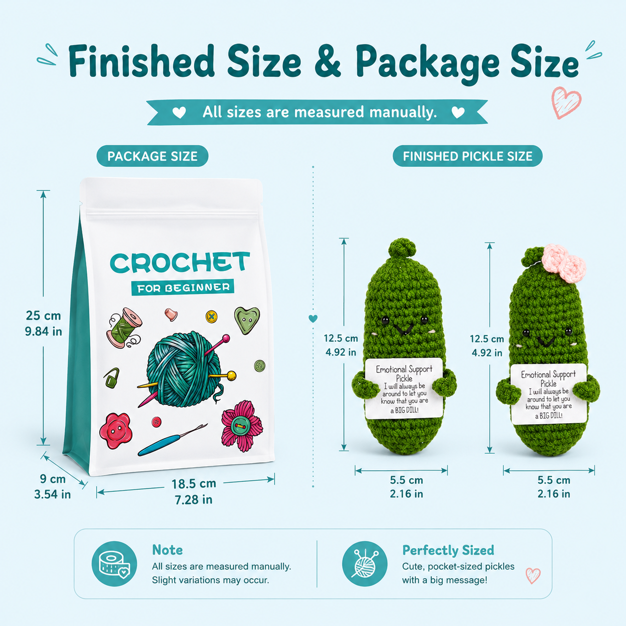 DIY beginner crochet kit product photo