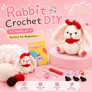 Beginner Rabbit Crochet Kit