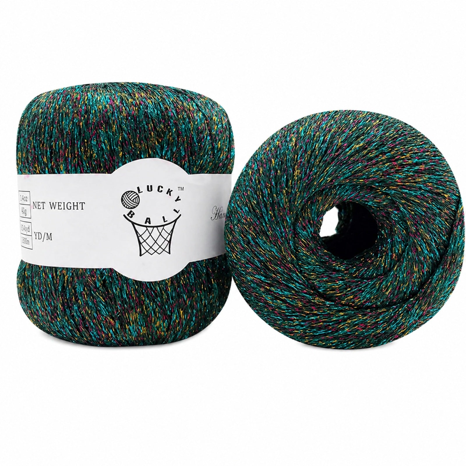 80g Metallic Yarn for Crochet & Knitting Projects