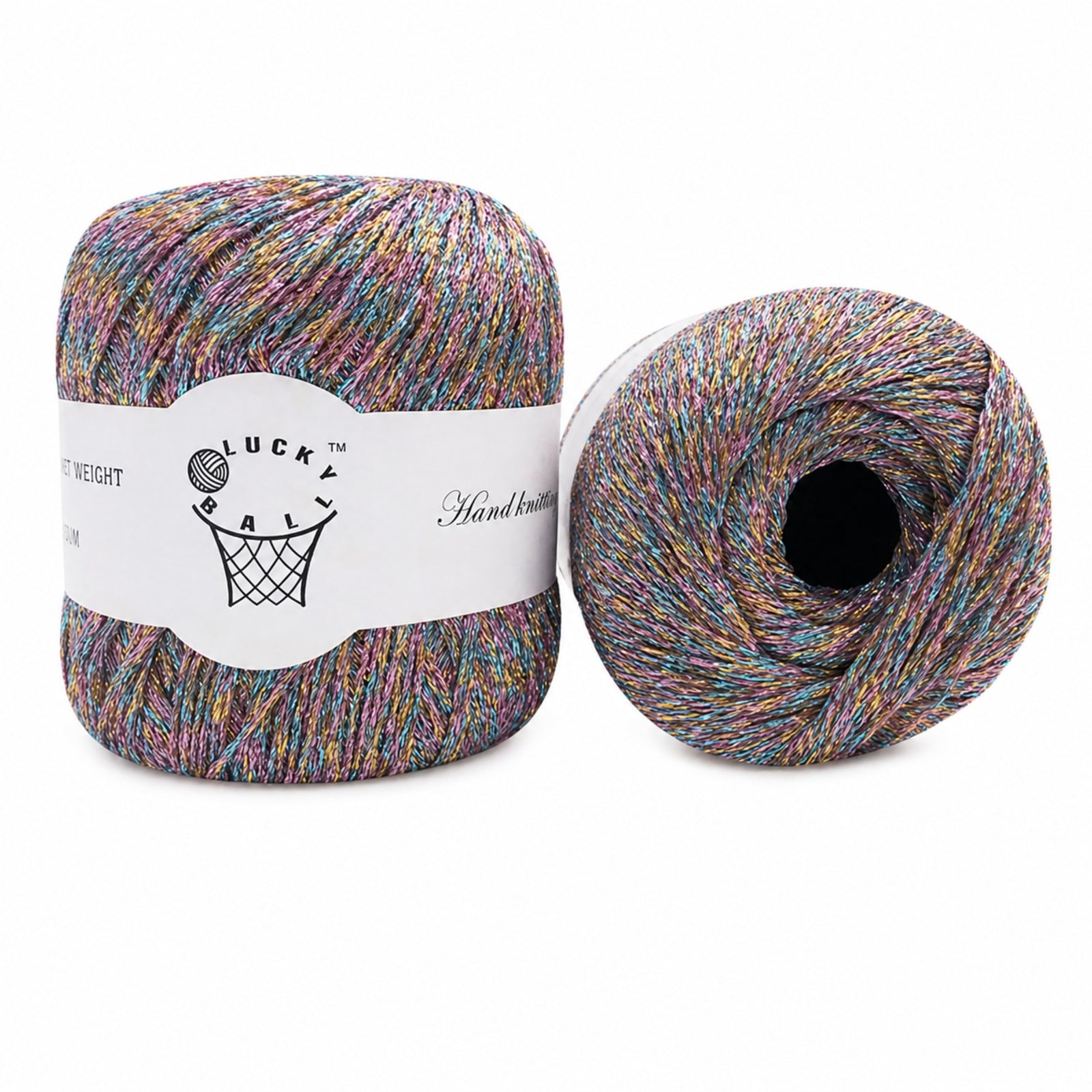 80g Metallic Yarn for Crochet & Knitting Projects