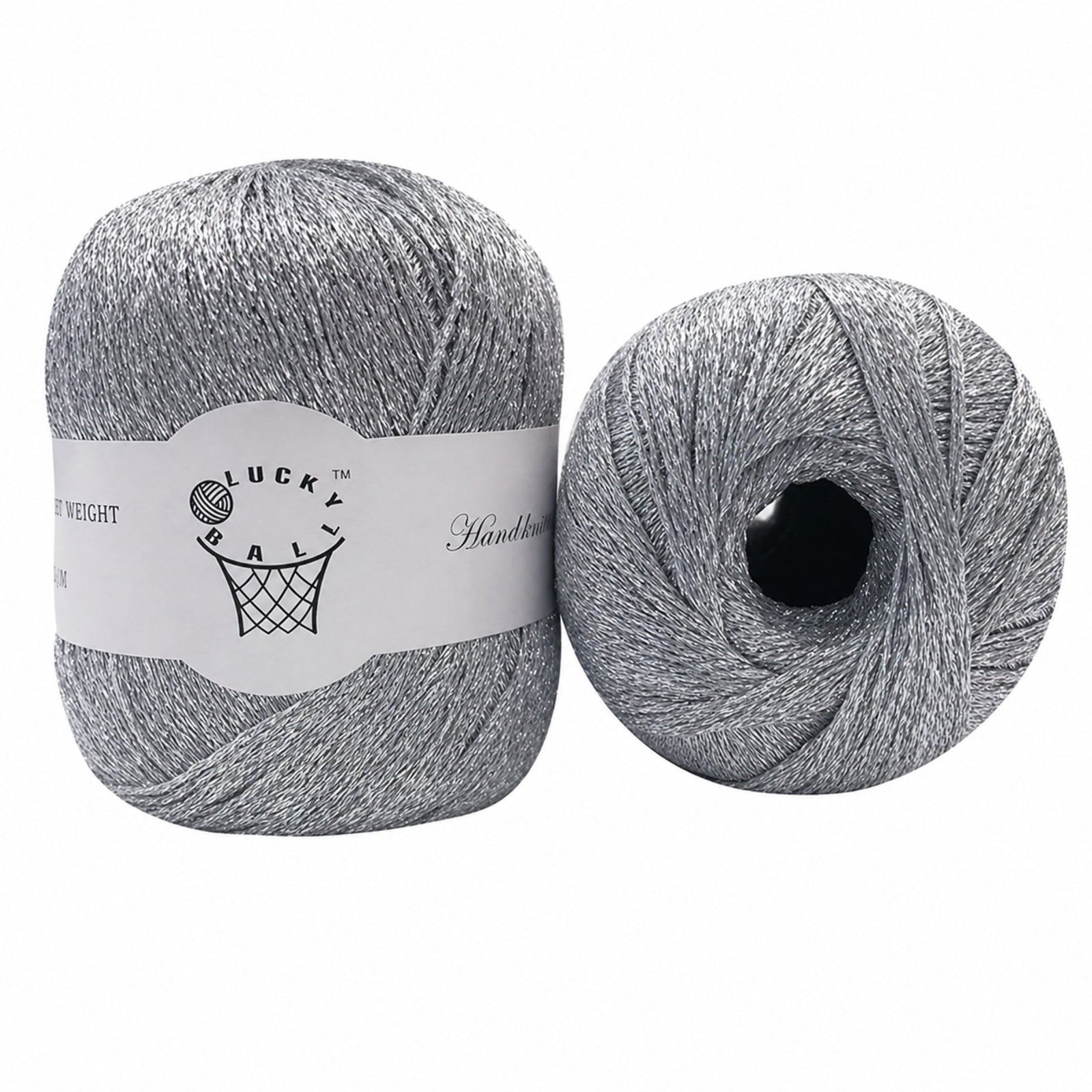 80g Metallic Yarn for Crochet & Knitting Projects