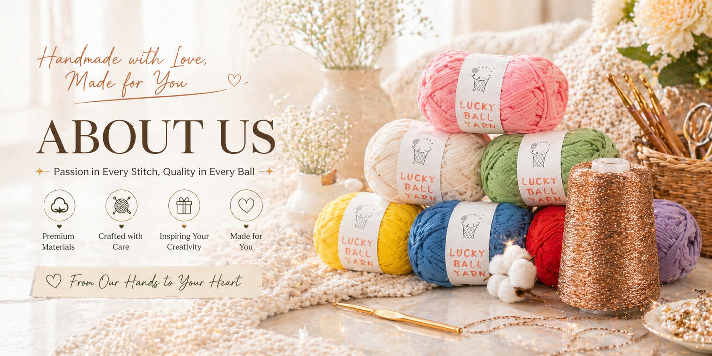 Fancy Yarn crochet and knitting banner