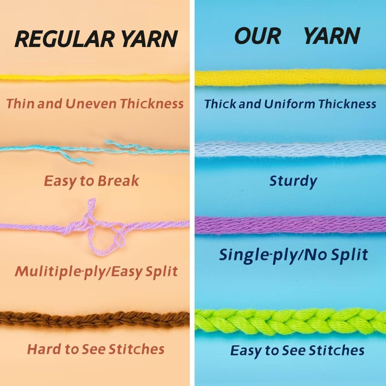 100g Soft Yarn for Crocheting
