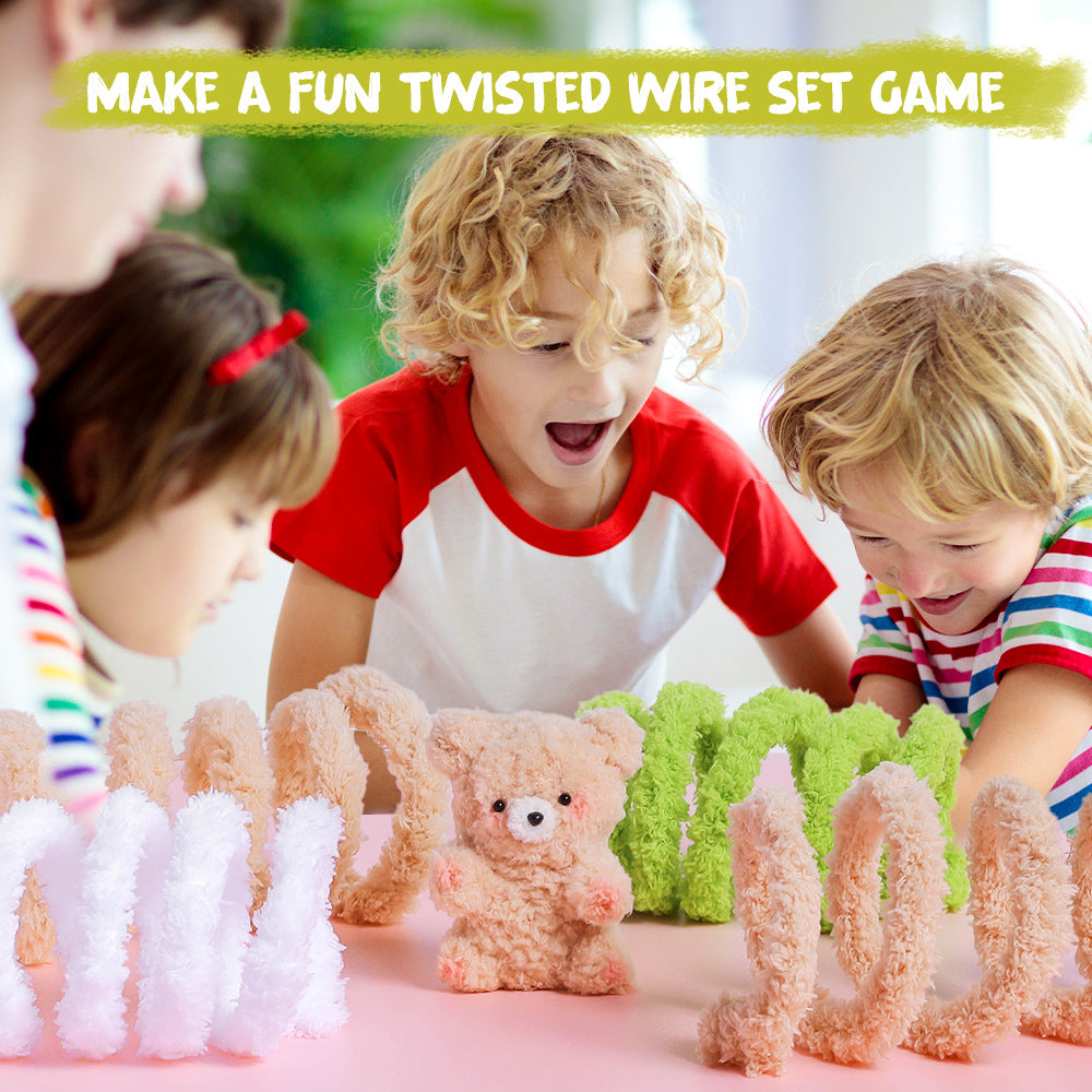 DIY Twisted Wire Plush Charm Kit - Bear style