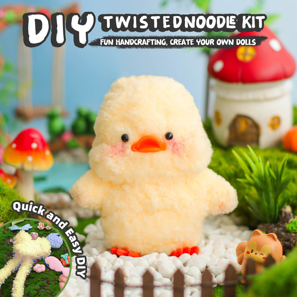 DIY Twisted Wire Plush Charm Kit - Bee style
