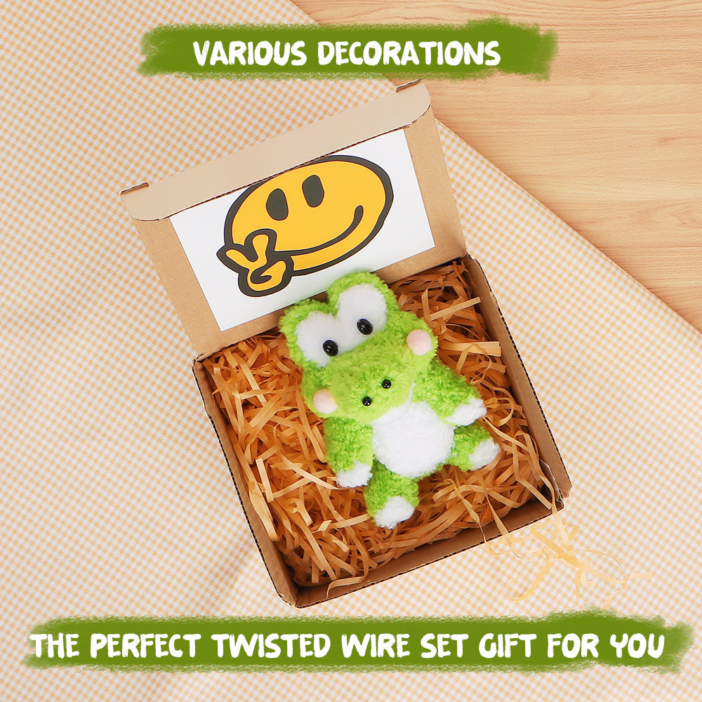 DIY Twisted Wire Plush Charm Kit - Dragon style