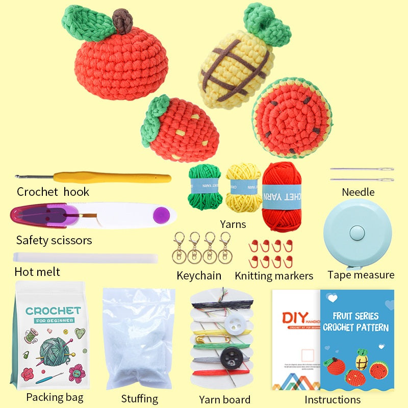 crochet plush gift kit for beginners with cute handmade projects image 4