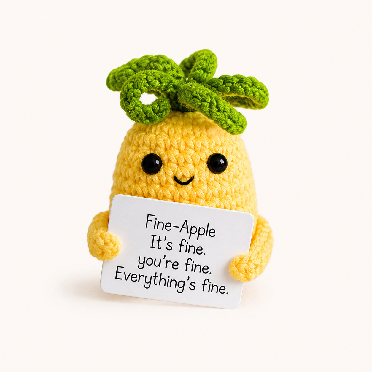 Fine-Apple Crochet Plush Charm