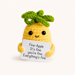 Fine-Apple Crochet Plush Charm