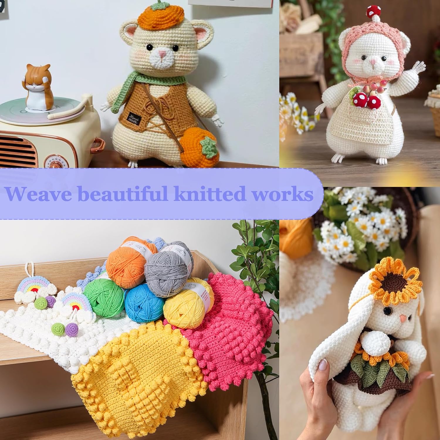 100g Milk Cotton Yarn for Crochet & Knitting
