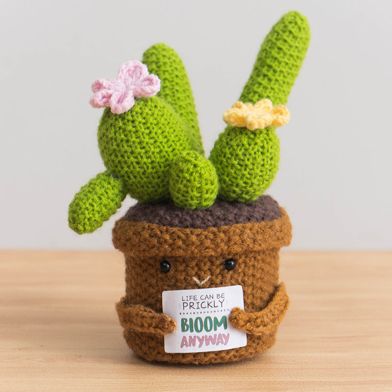 variant:mini-cactus | Mini Cactus crochet potted plant